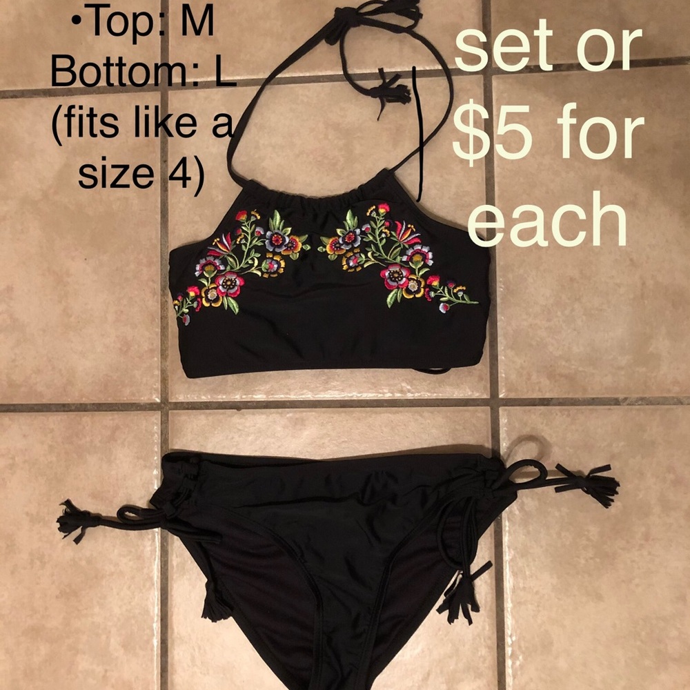 black bikini